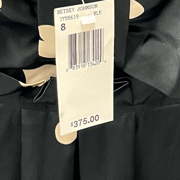 Betsey Johnson Heart Spaghetti Strap Babydoll Cocktail Party Dress Size 8 - Picture 9 of 10